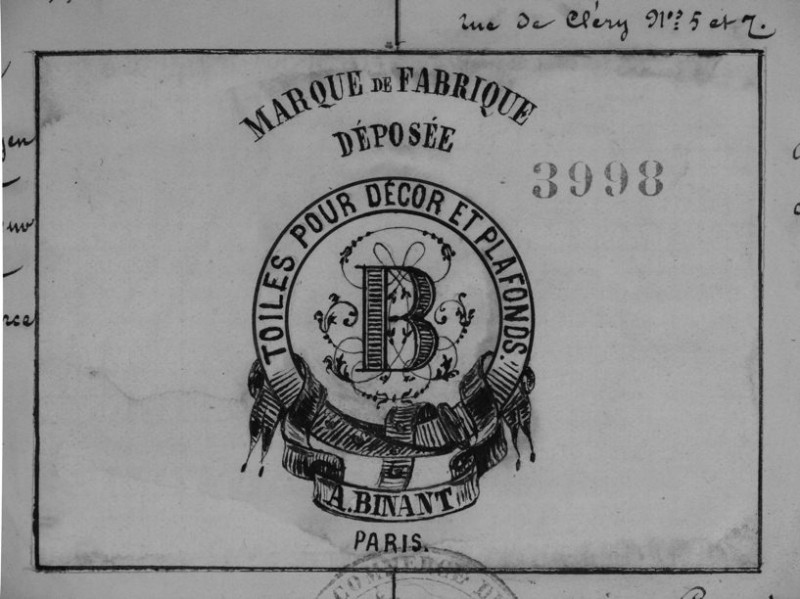 Binant marque déposée le 8 mai 1862